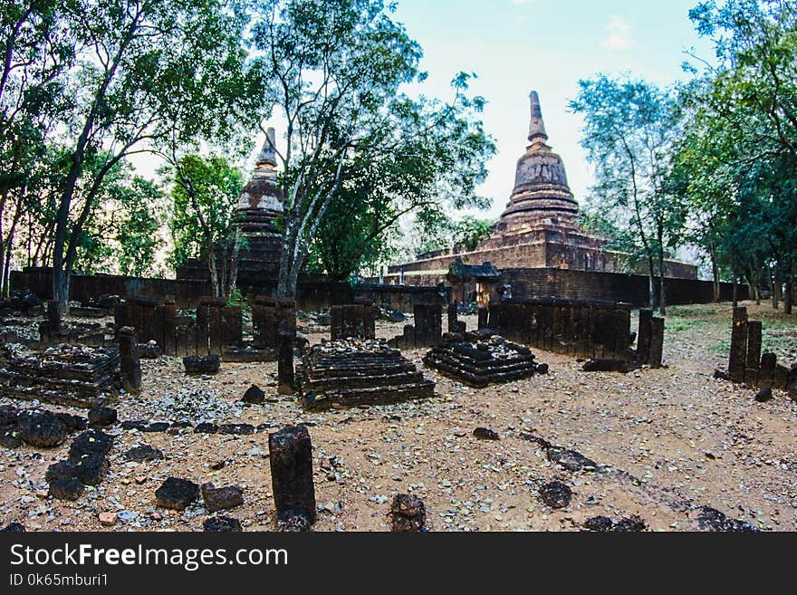 Photo of Brown Concrete Temple