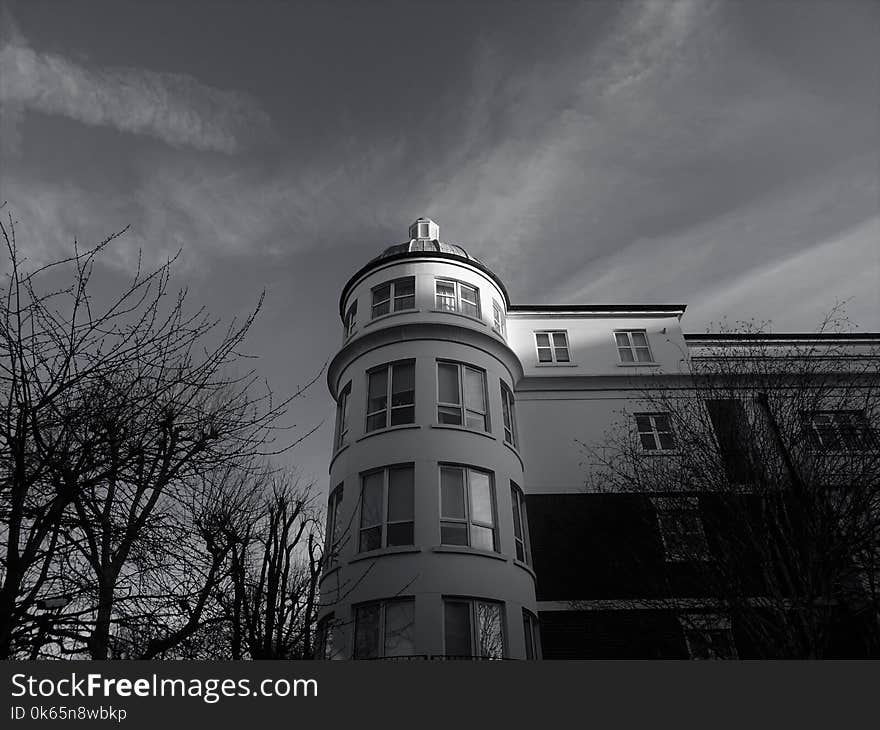 White Concrete Building