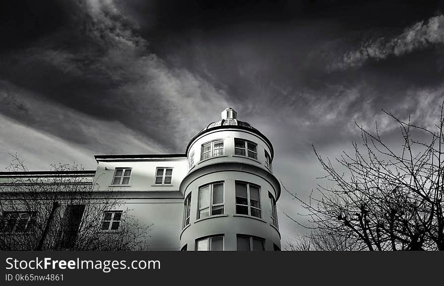 White Concrete Building Photo