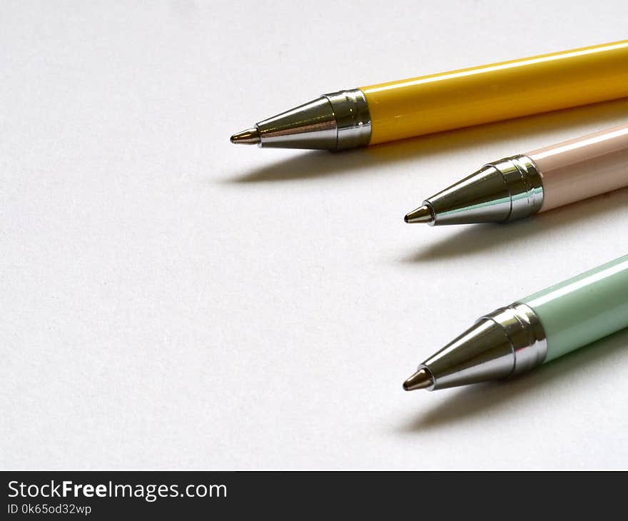 Three Ball-point Pens