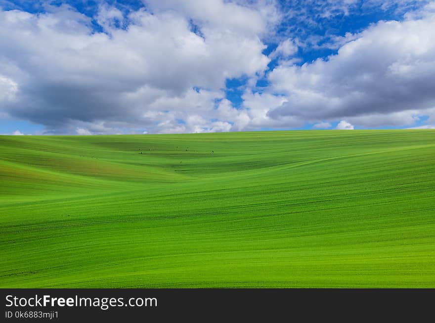 Famous moravian fields - Czech Republic - nature and travel background