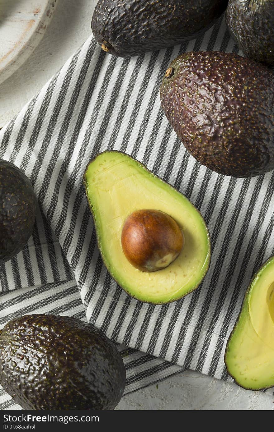 Healthy Organic Green Avocados