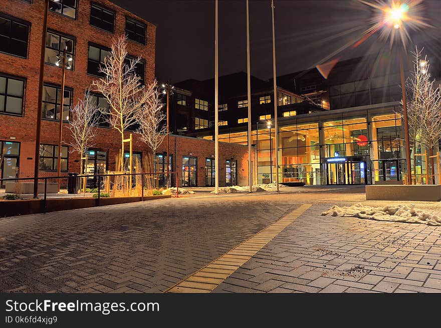 Street Light Near Building