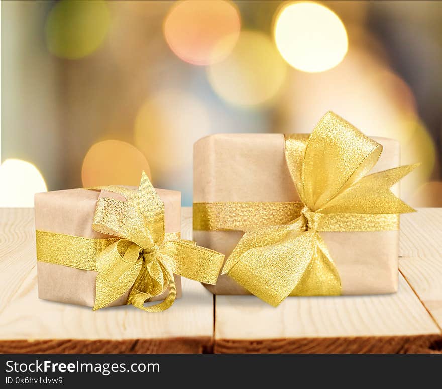 Gift christmas gold holiday birthday christmas present backgrounds