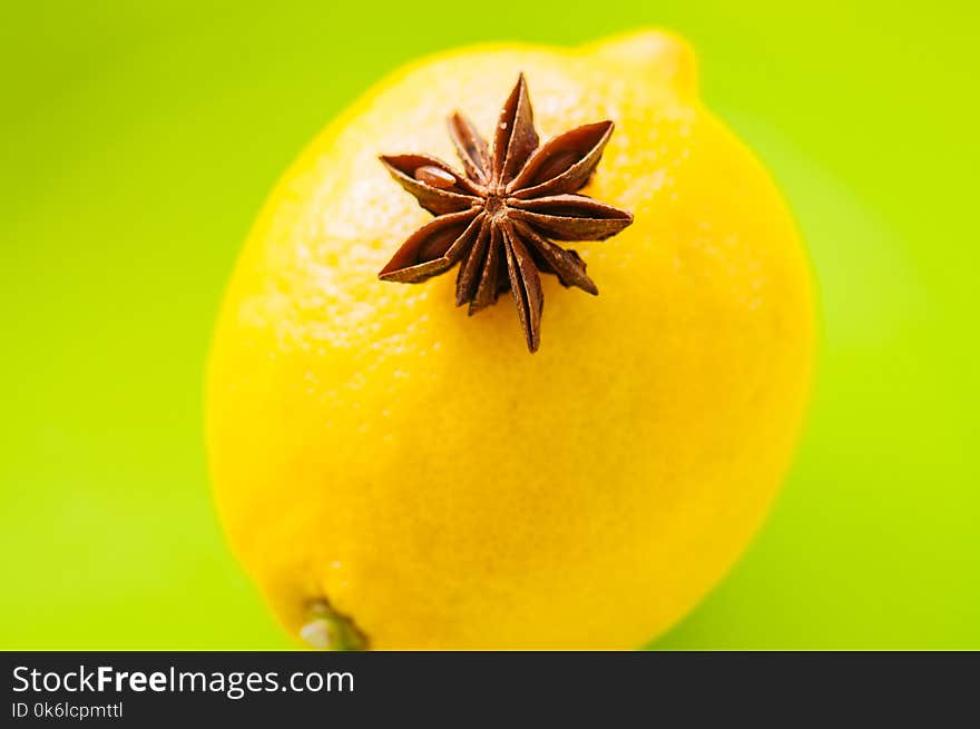 Yellow Lemon And Anise Star