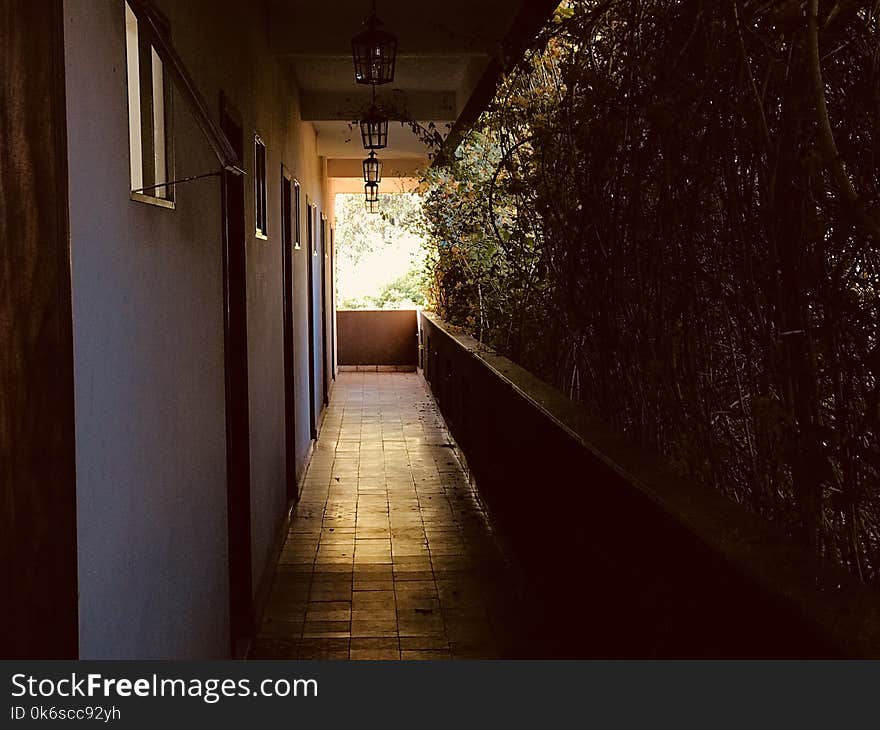 Concrete House Hallway