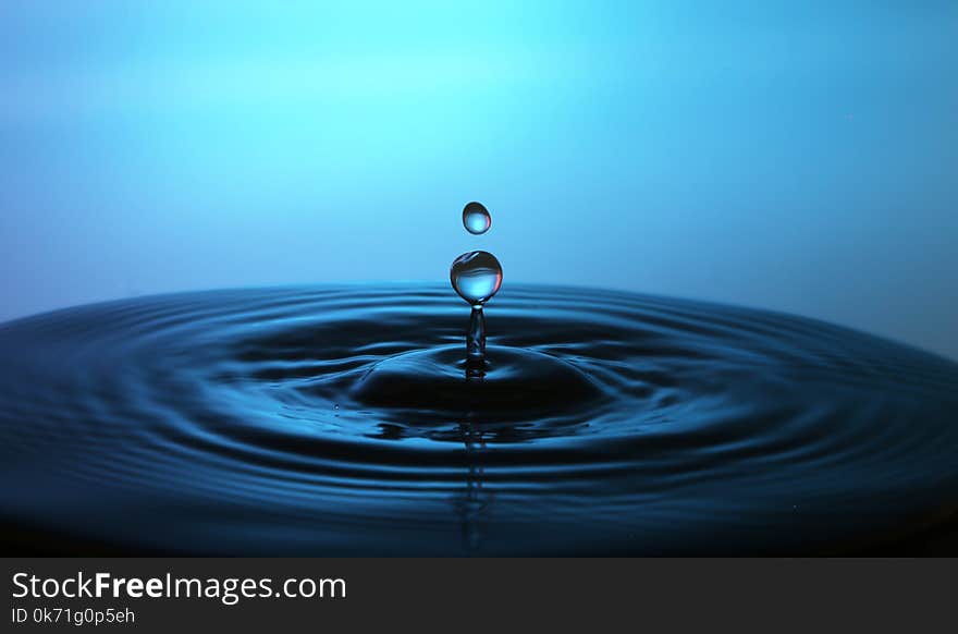 Closeup Photo of Water Drop