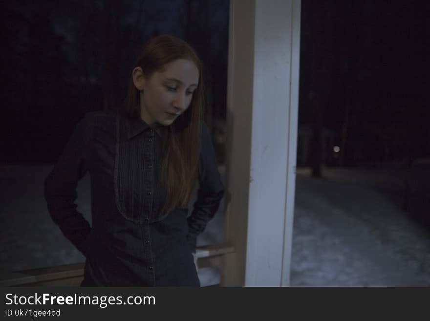 Photo of Woman in Black Long Sleeves