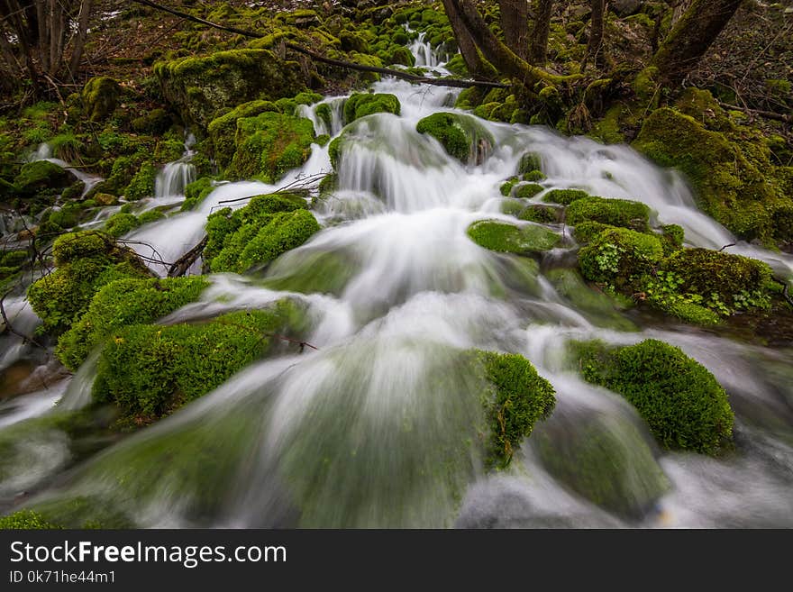 Time-lapse Photography of Water Fall