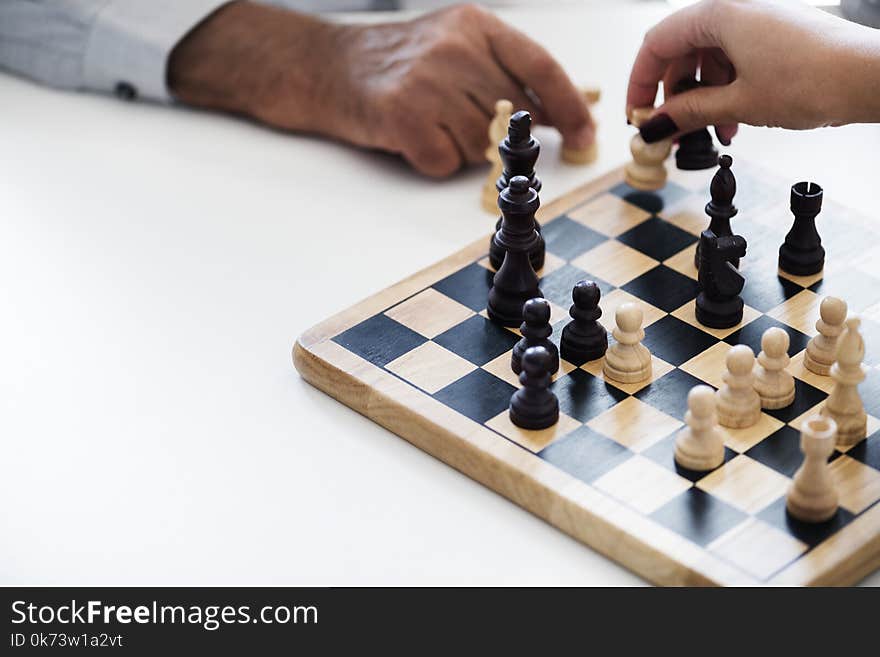 Human Playing Chess