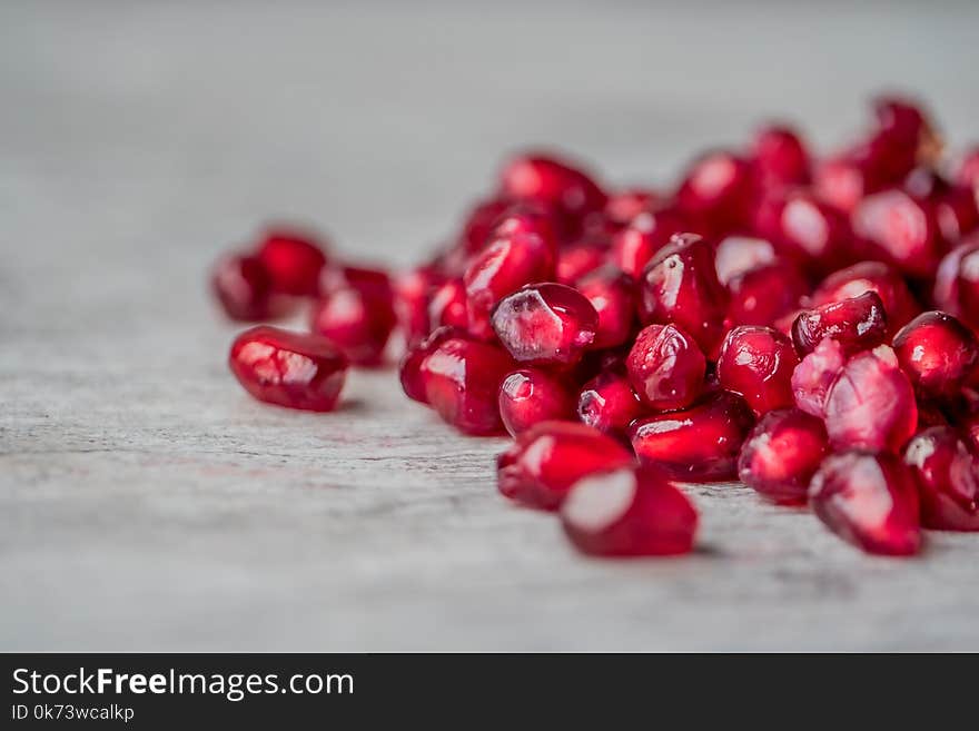 Red Pomegranate Seeds