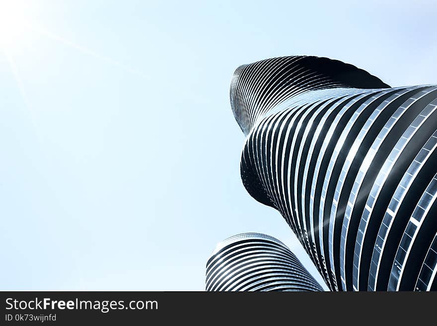 Low Angle View Photography of Gray Building