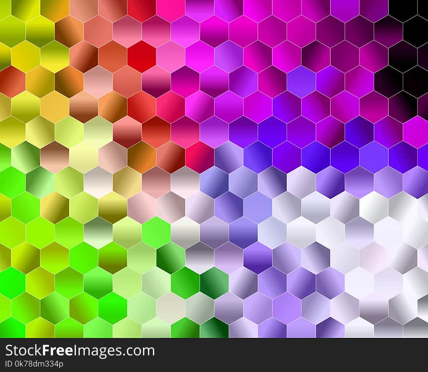 Polygon hexagon abstract background. design geometrical texture. pattern honeycomb.