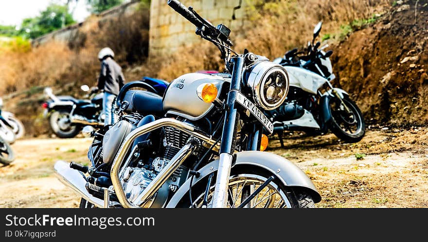 Close-up Photography of Motorcycle