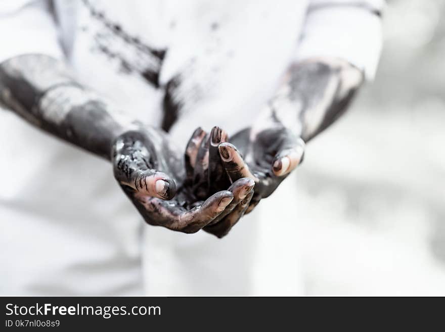 Dirty Hands With Black Gold - Oil