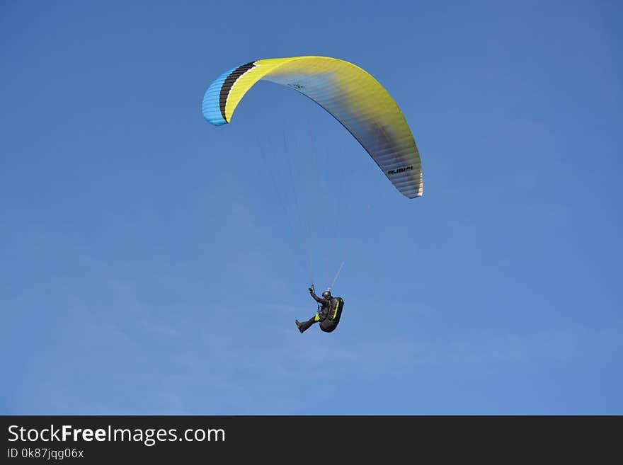 Paragliding, Air Sports, Sky, Parachuting