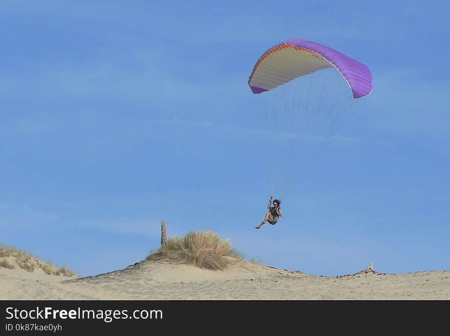 Paragliding, Air Sports, Sky, Parachute