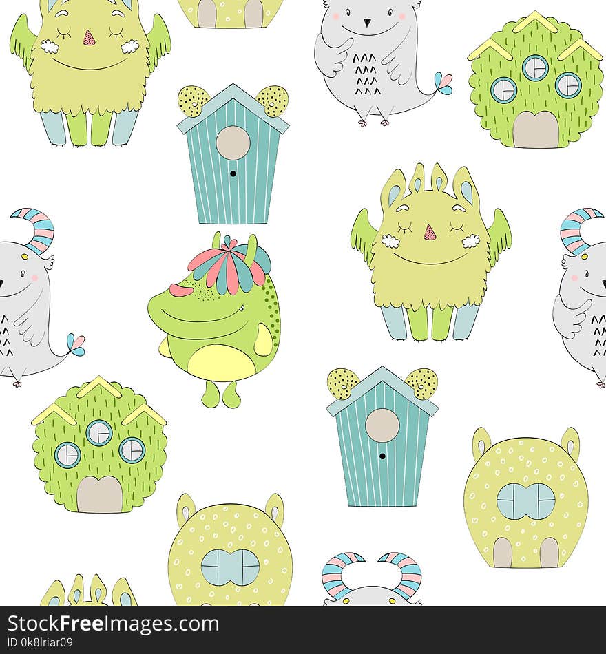 Cute Cartoon Monsters