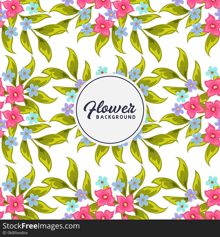 Abstract Elegance Seamless pattern with floral background. Abstract Elegance Seamless pattern with floral background