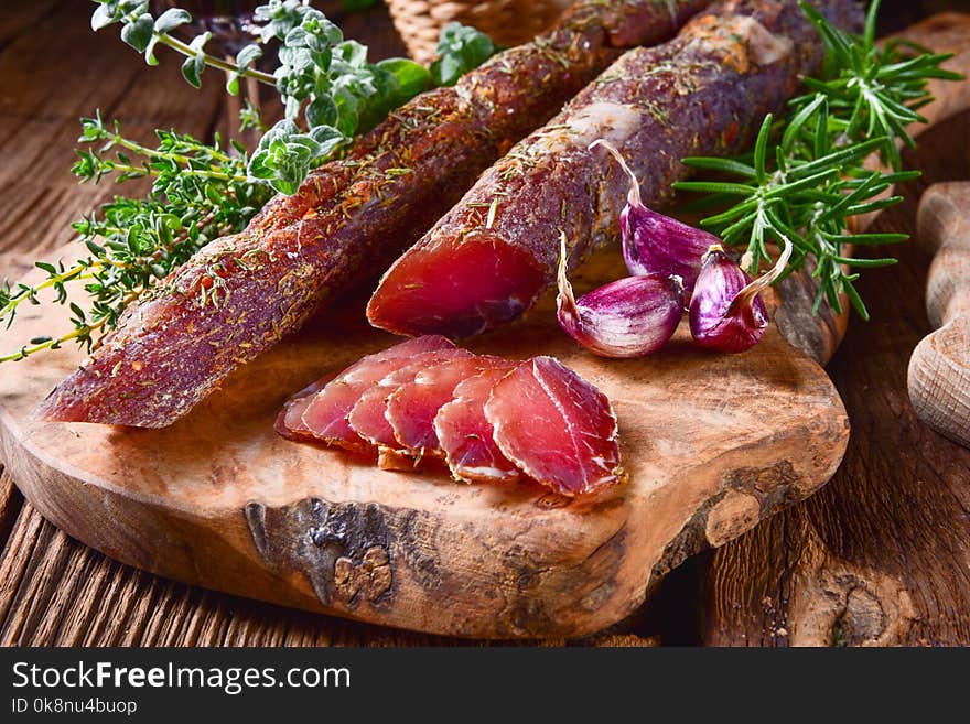 Dried sirloin with herbs de provence