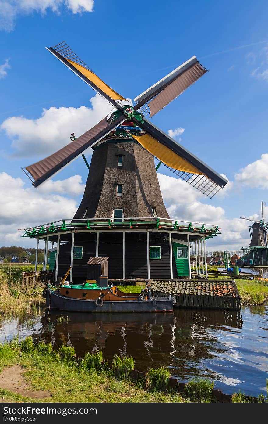 Windmills In Zaanse Schans - Netherlands