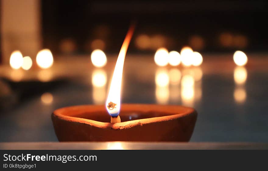 Candle, Lighting, Wax, Decor