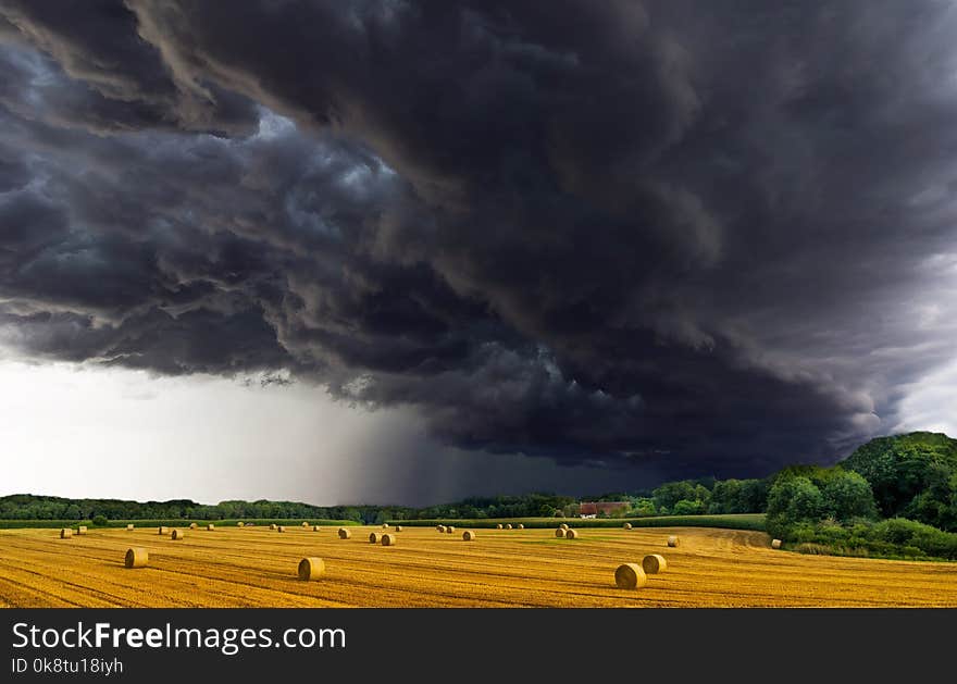 Sky, Cloud, Field, Atmosphere