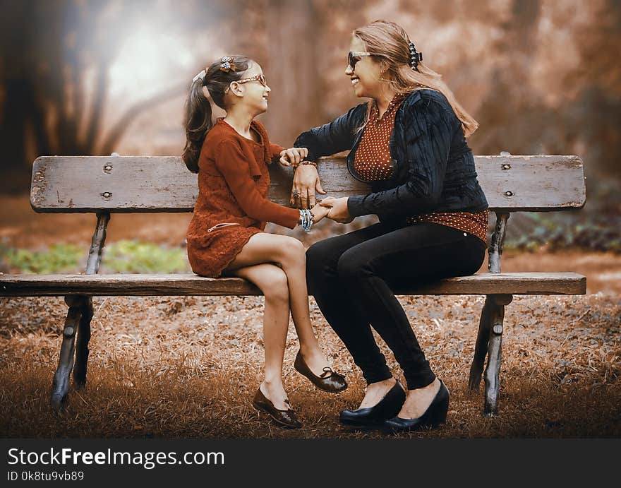 Photograph, Sitting, Girl, Lady