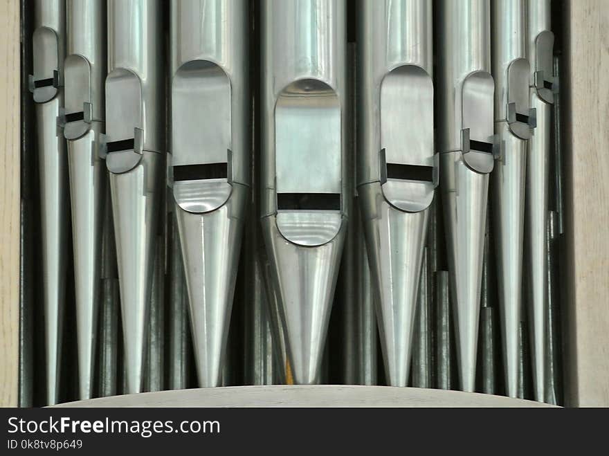 Musical Instrument, Wind Instrument, Organ Pipe, Metal