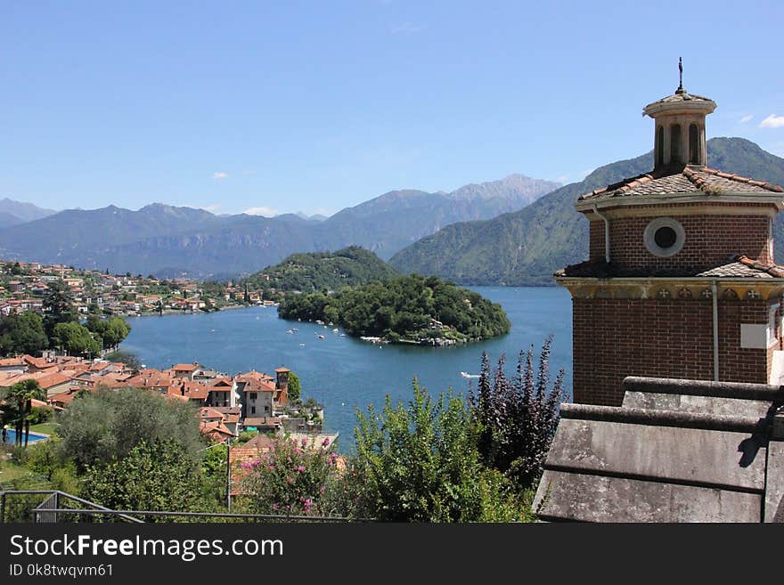 Sky, Town, City, Lake