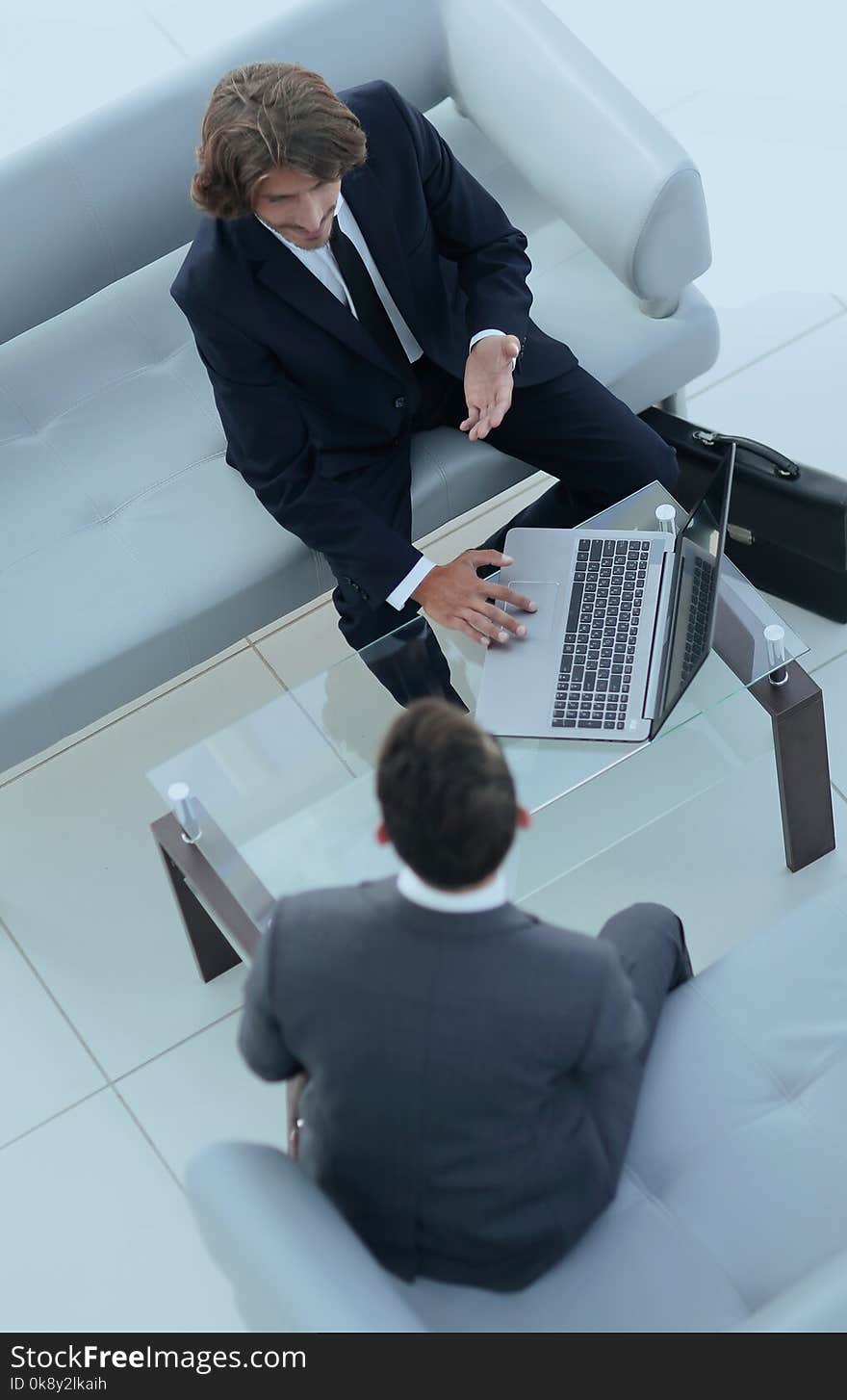 Business People Talking On Meeting At Office