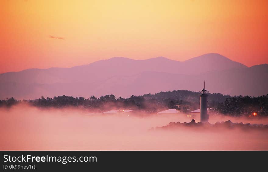 Sky, Dawn, Sunrise, Red Sky At Morning