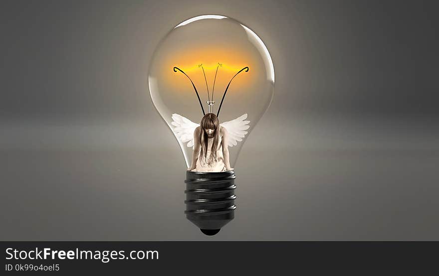 Light Bulb, Incandescent Light Bulb, Product Design, Lamp