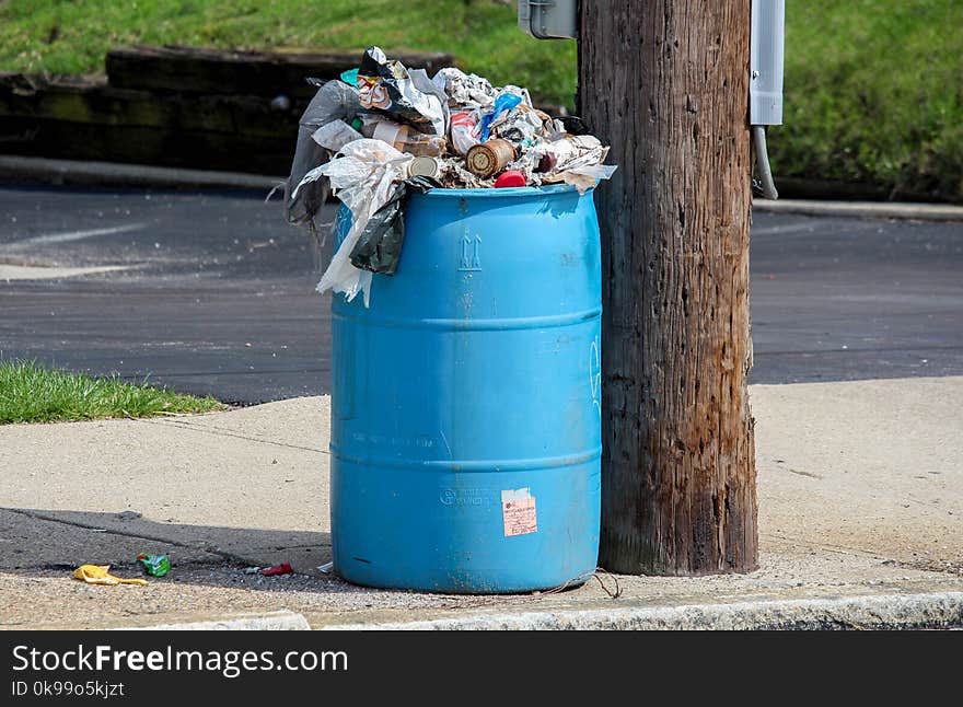 Water, Waste Container, Waste, Waste Containment