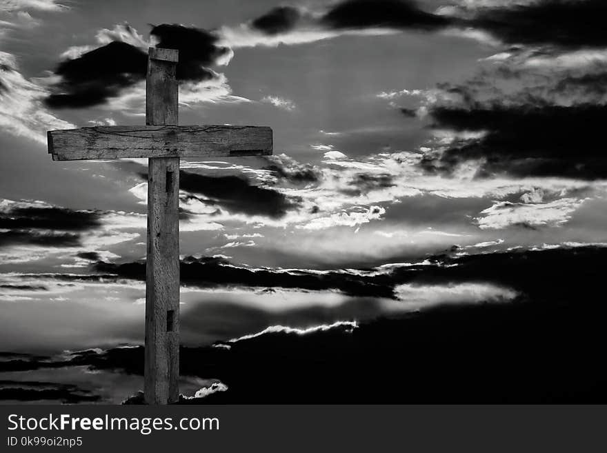 Sky, Cloud, Black And White, Monochrome Photography