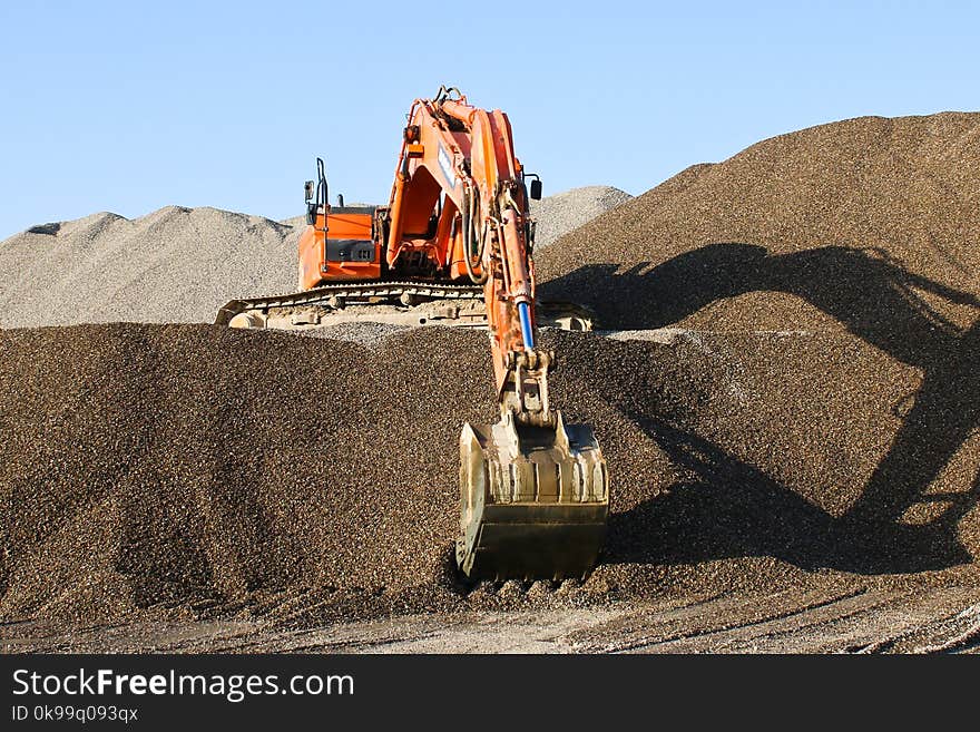 Soil, Sand, Construction Equipment, Sky