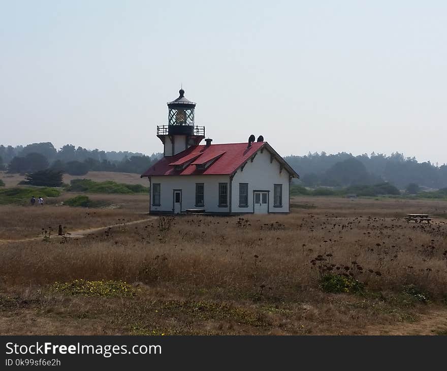 Lighthouse, Sky, Highland, Rural Area