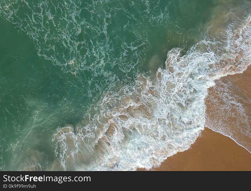 Bird&#x27;s Eye View Of Seashore