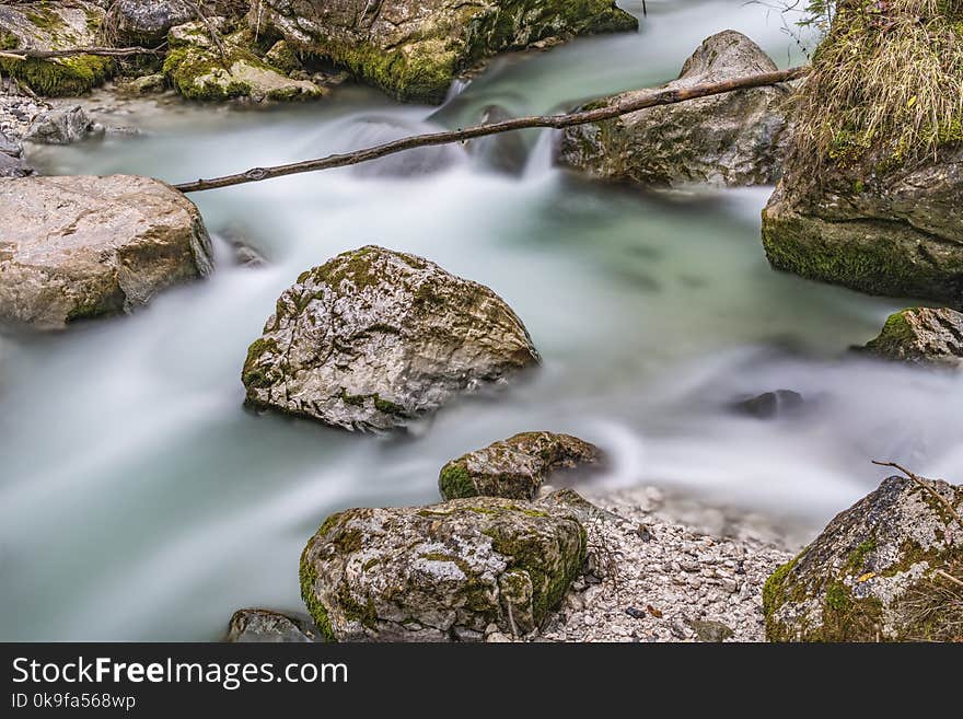 Time Lapse Photo Of Flowing River