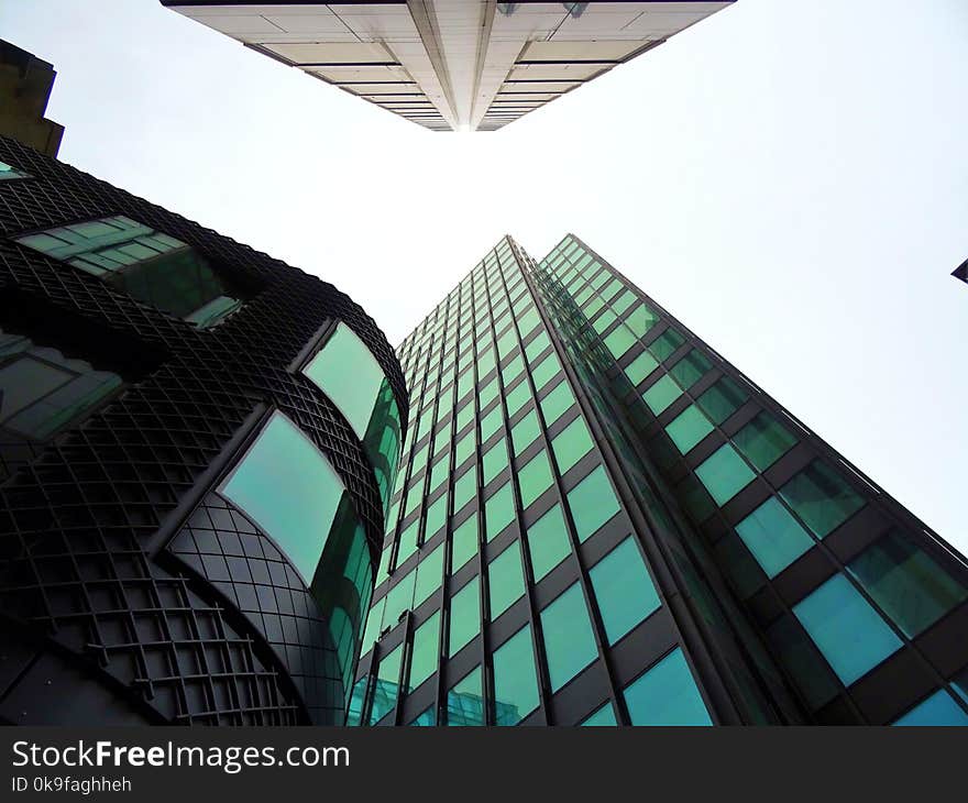 Low Angle Photography of High Rise Buildings