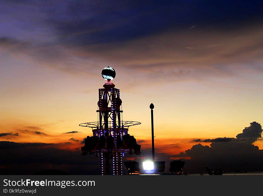 One of the rides of amusement park in the Mall of Asia Philippines. One of the rides of amusement park in the Mall of Asia Philippines