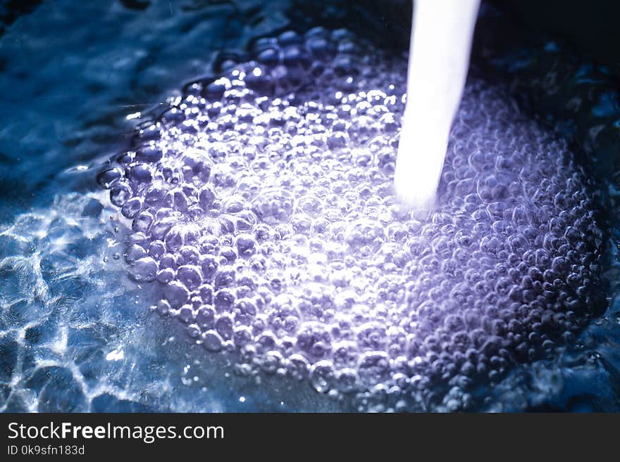 Purple Water Bubbles