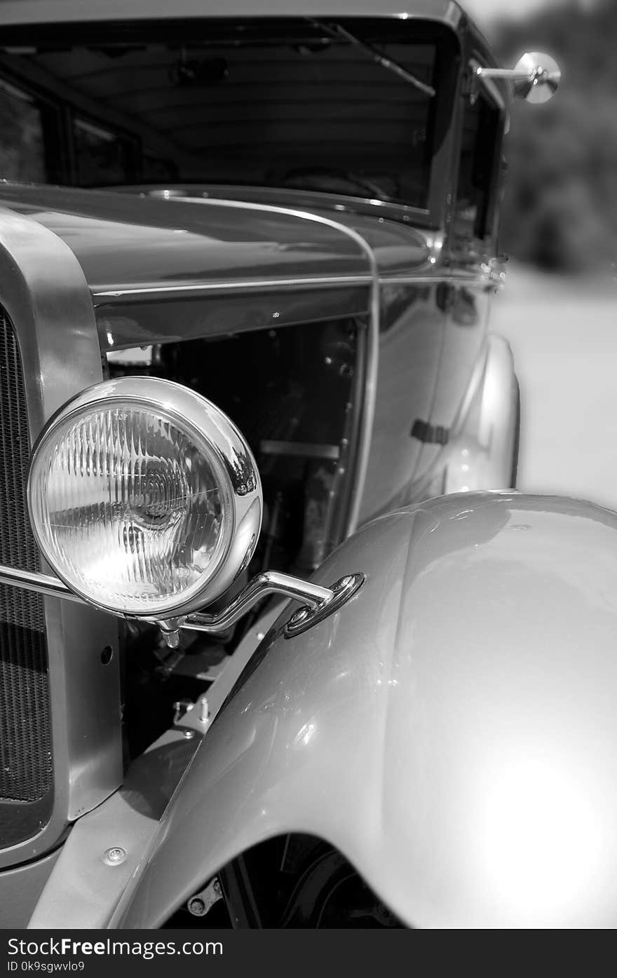 Close Up Photo of Classic Vehicle