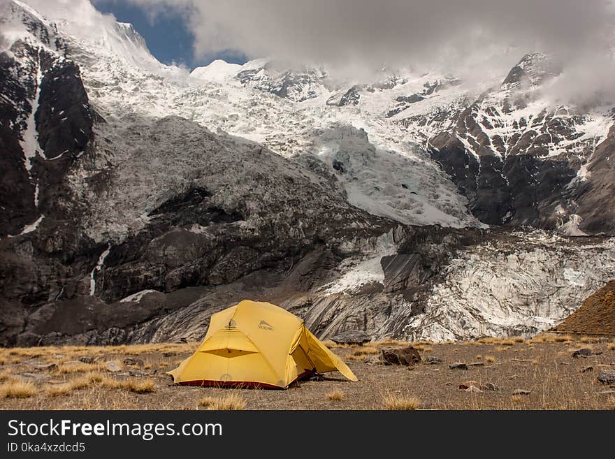 Camping Near North Annapurna Base Camp.