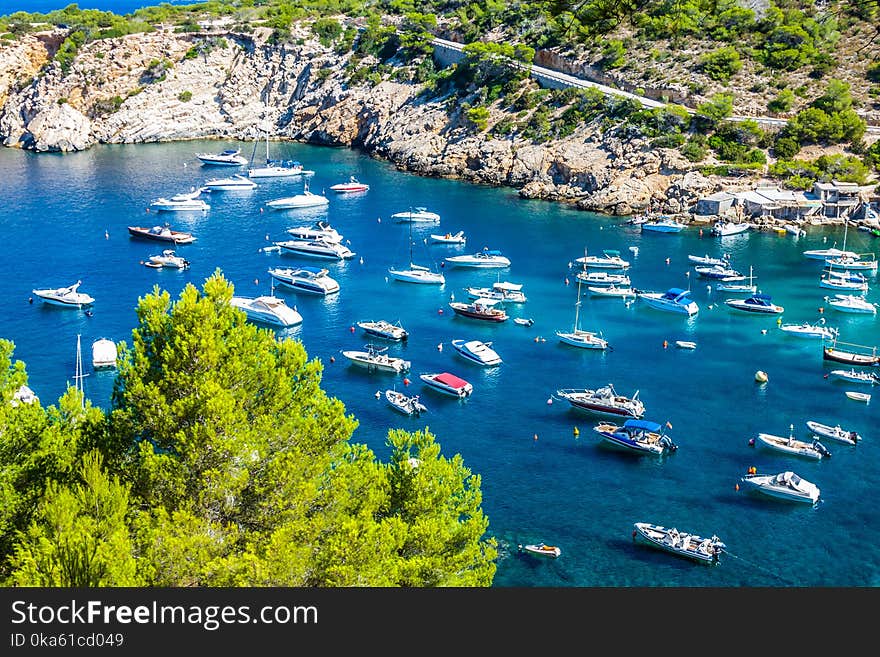 Es vedra island of Ibiza Cala d Hort in Balearic islands