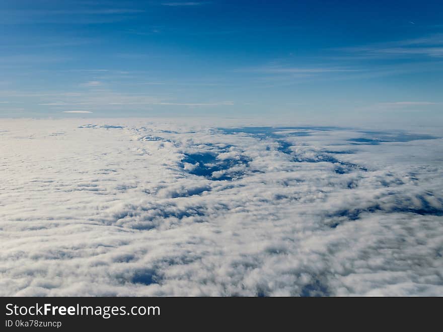 Blue And White Sky