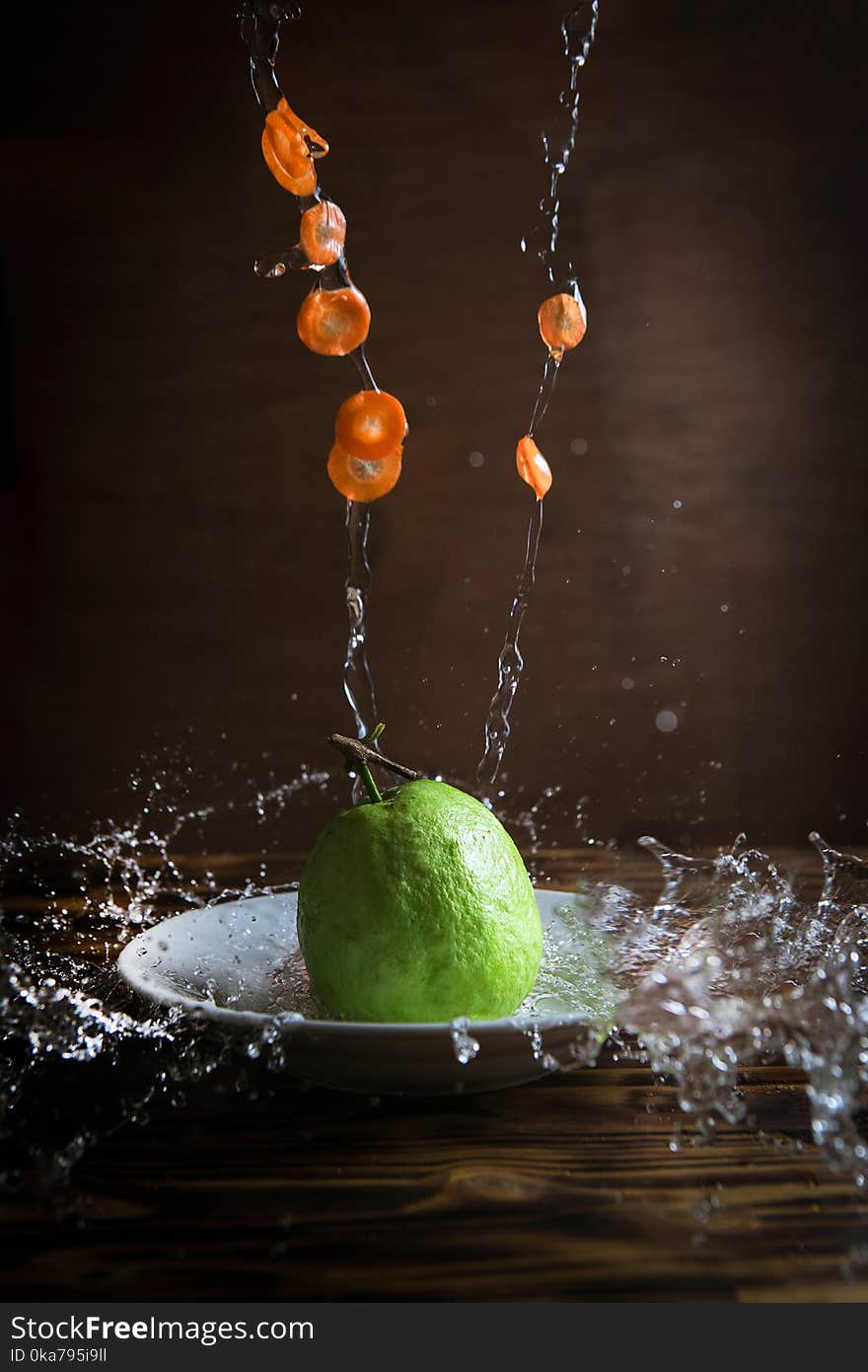 Timelapse Photography Of Green Fruit