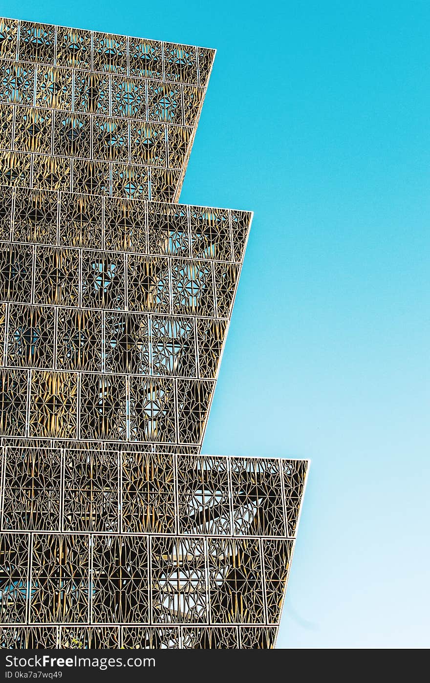 Grey Metal Tower Under Blue Sky