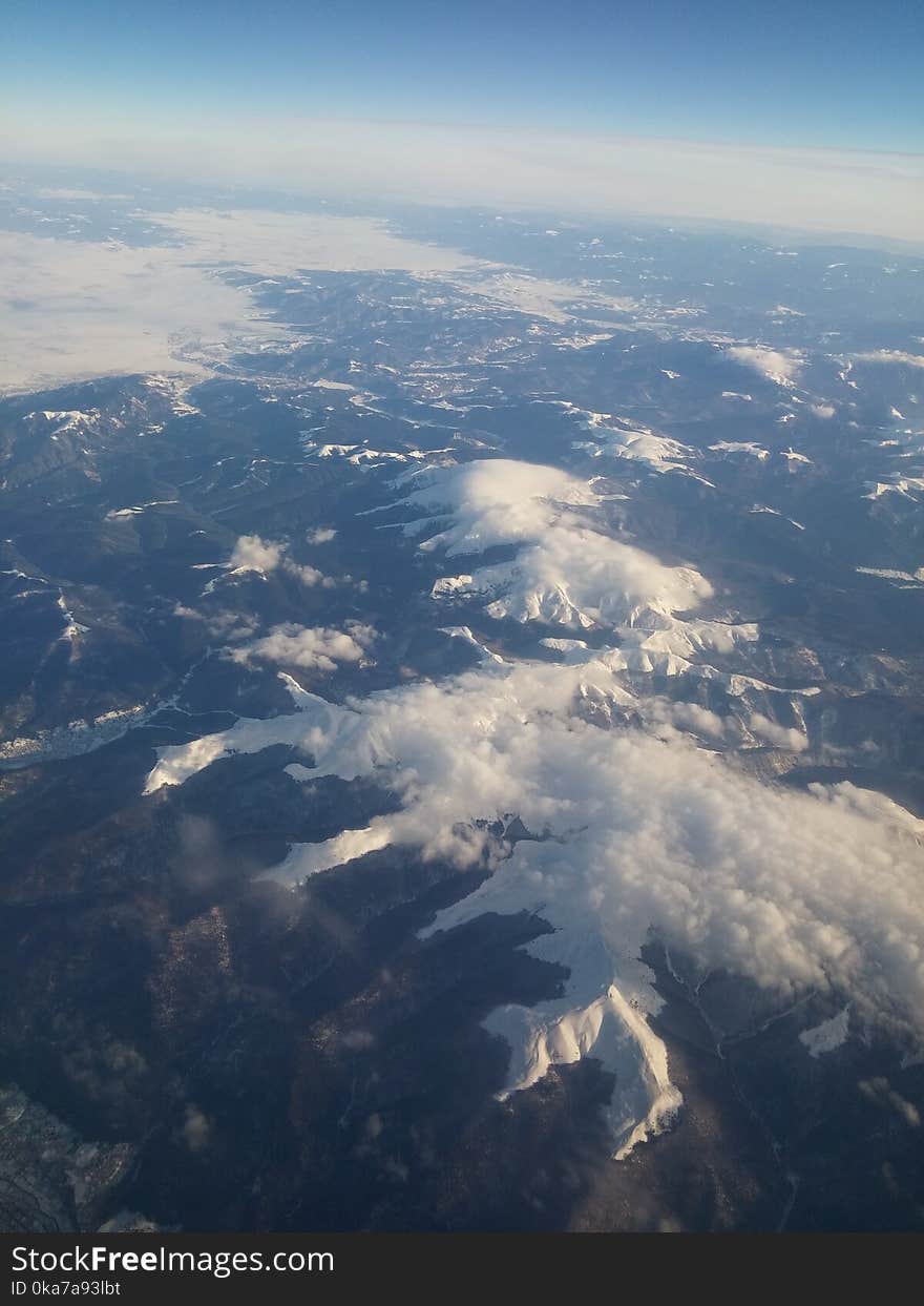 High-Angle View Of Clouds