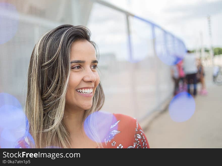 Woman Smiling